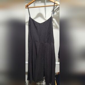 Old Navy Sundress-Black Polka Dot-XXL